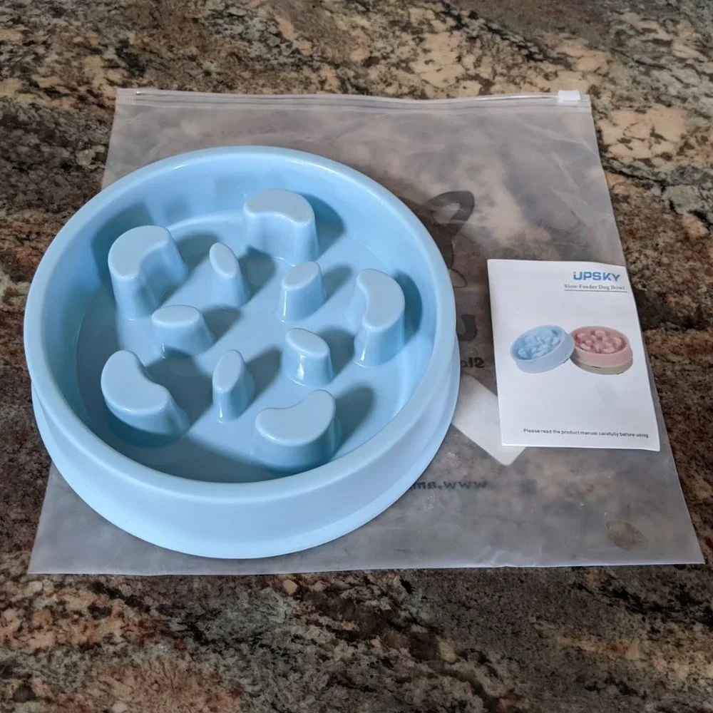 2/$18 NWT Slow Feeder Dog Bowl